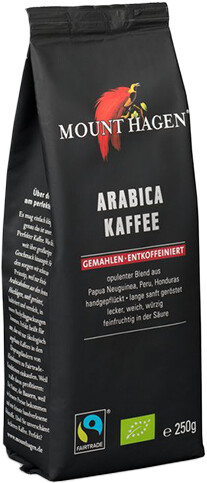 Mount Hagen Arabica Kaffee gemahlen entkoffeiniert